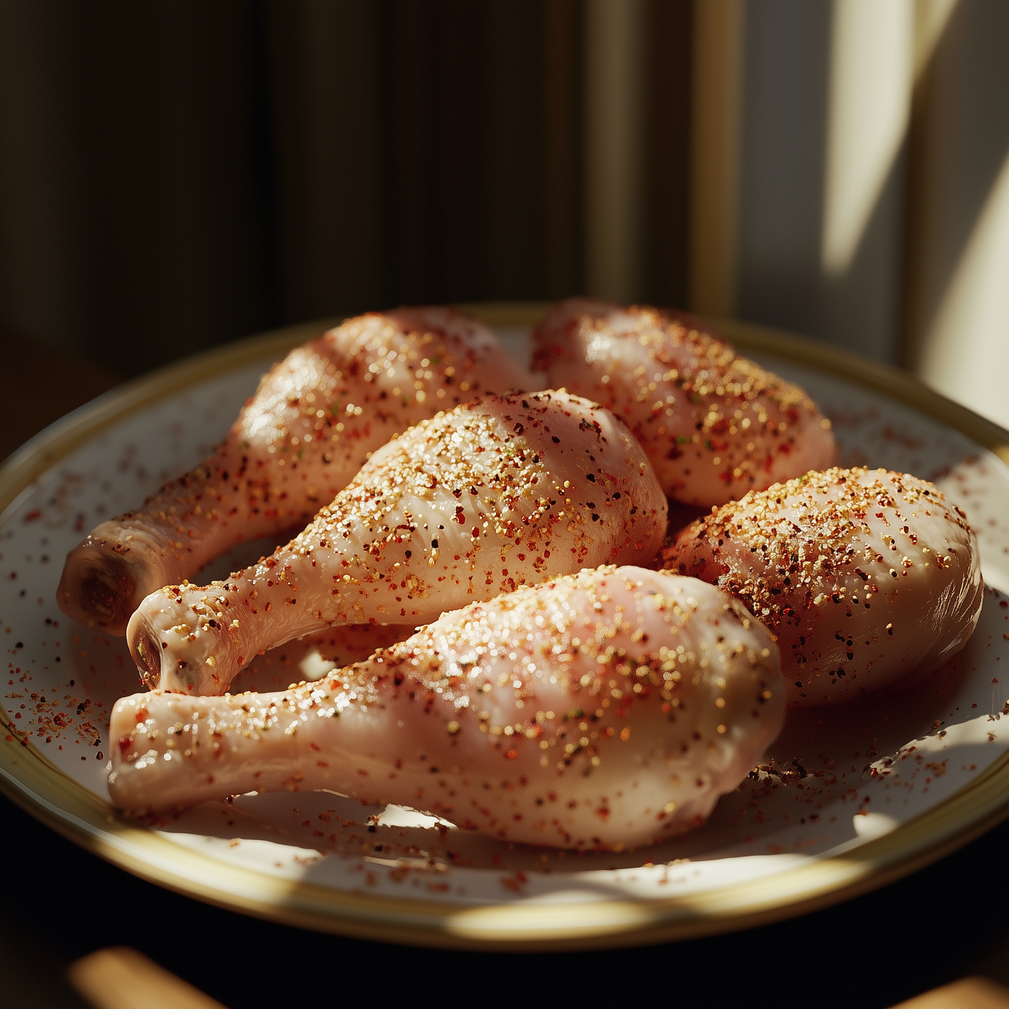 karyna101912_Ultra-realistic_photo_of_raw_chicken_drumsticks_sp_6b27f613-b61f-484e-83d6-393874d88c42