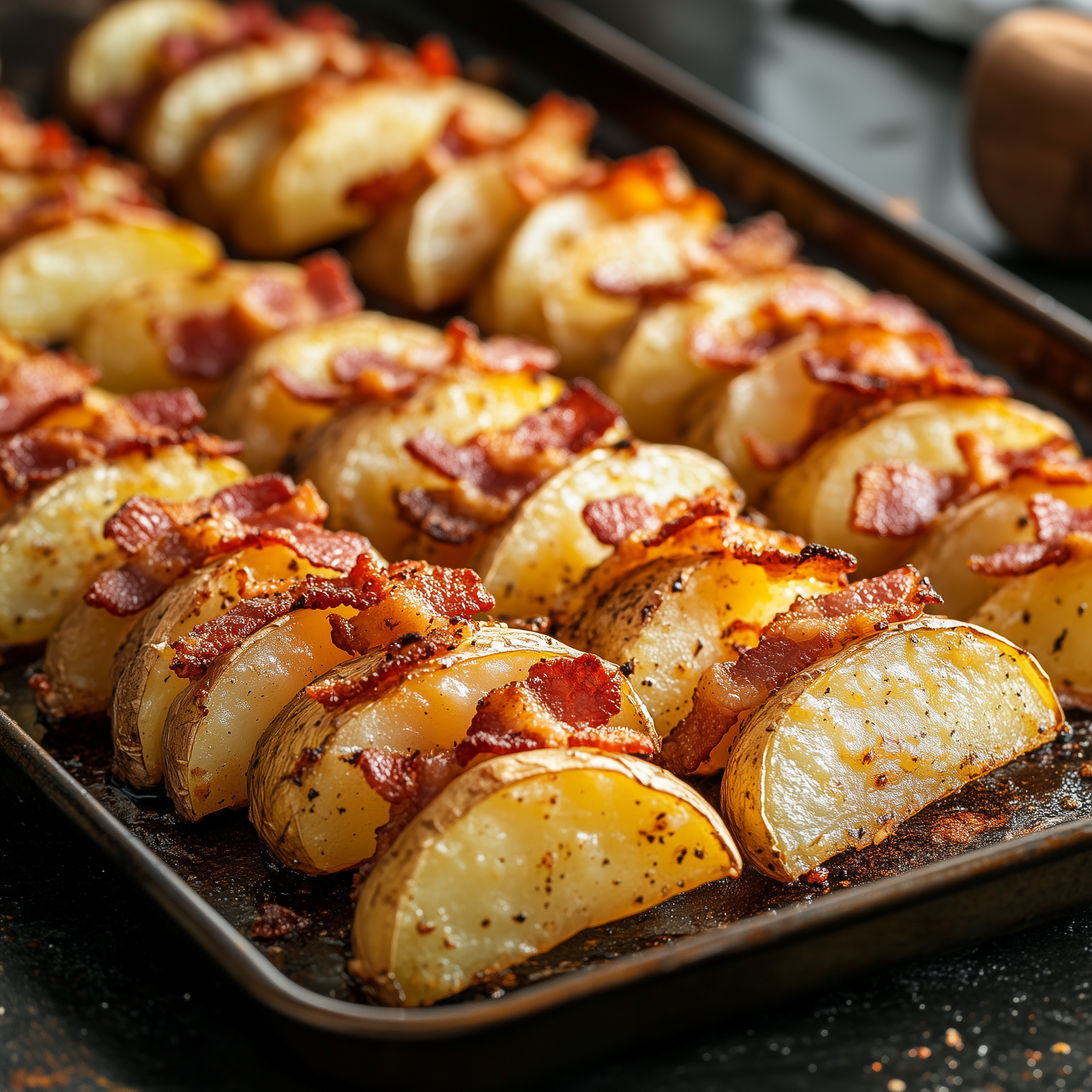 karyna101912_ultra-realistic_photo_baked_potato_slices_with_bac_bb959d6f-bfc2-4137-b7b3-9a9da9f78ecf