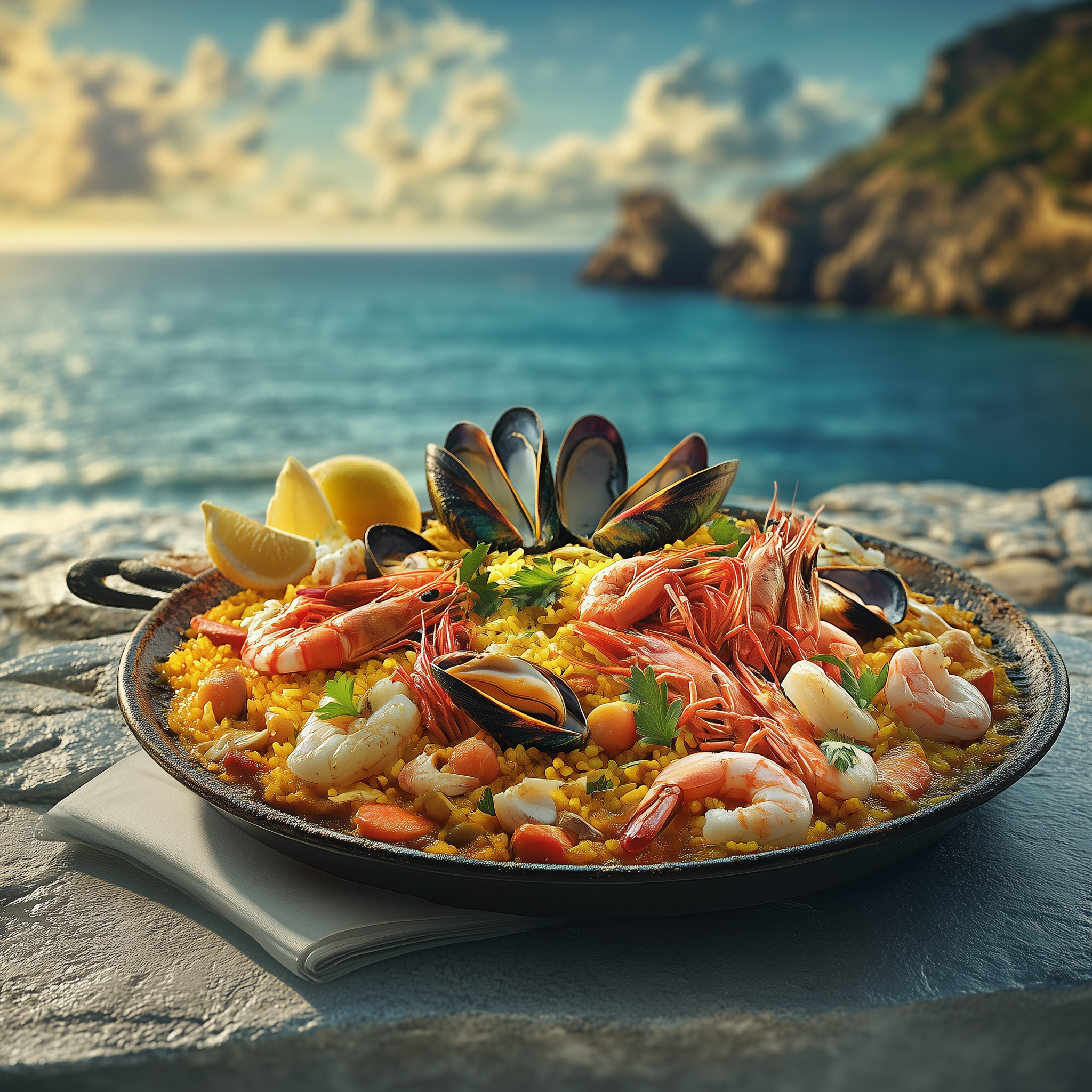 karyna101912_ultra-realistic_photo_paella_with_seafood_on_a_pla_79c89090-f5cd-4428-bfb4-278efbe2e41e