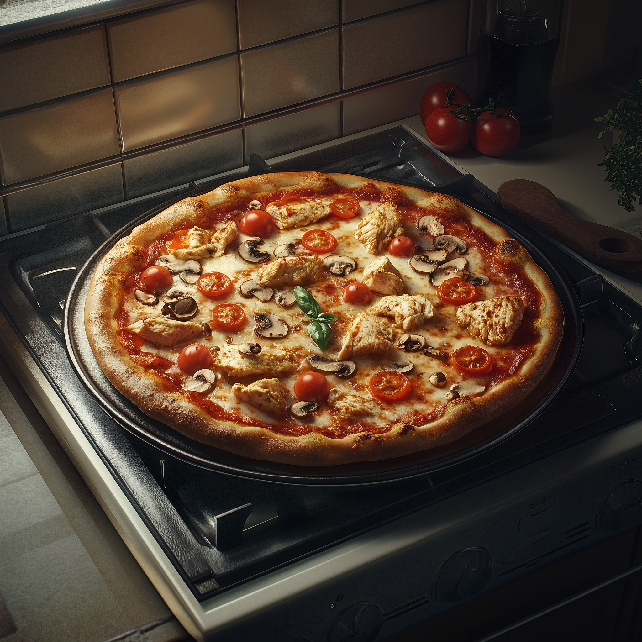 karyna101912_ultra-realistic_photo_pizza_with_chicken_and_tomat_02e2ab9a-b567-4509-b2ee-c4cd26d7621b