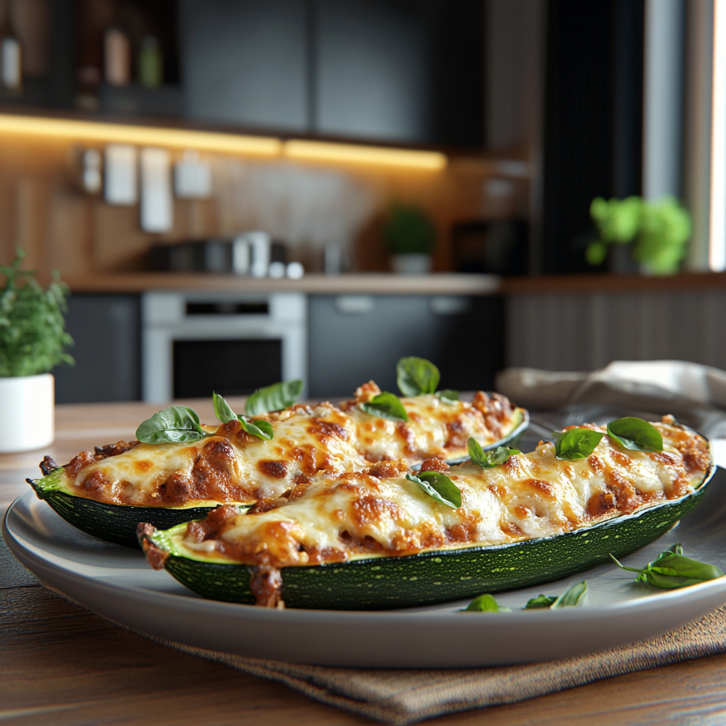 karyna101912_ultra-realistic_photo_stuffed_zucchini_boats_with__4faabade-ec24-4418-86aa-c590541d098c